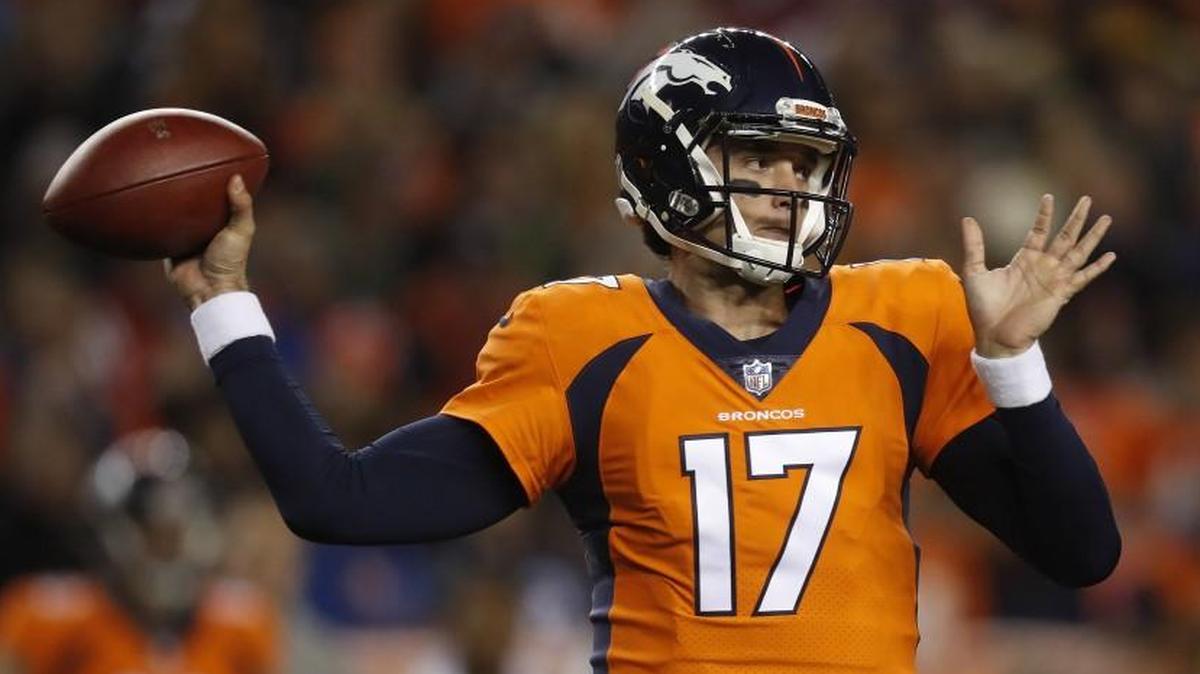 Denver Broncos quarterback Brock Osweiler.