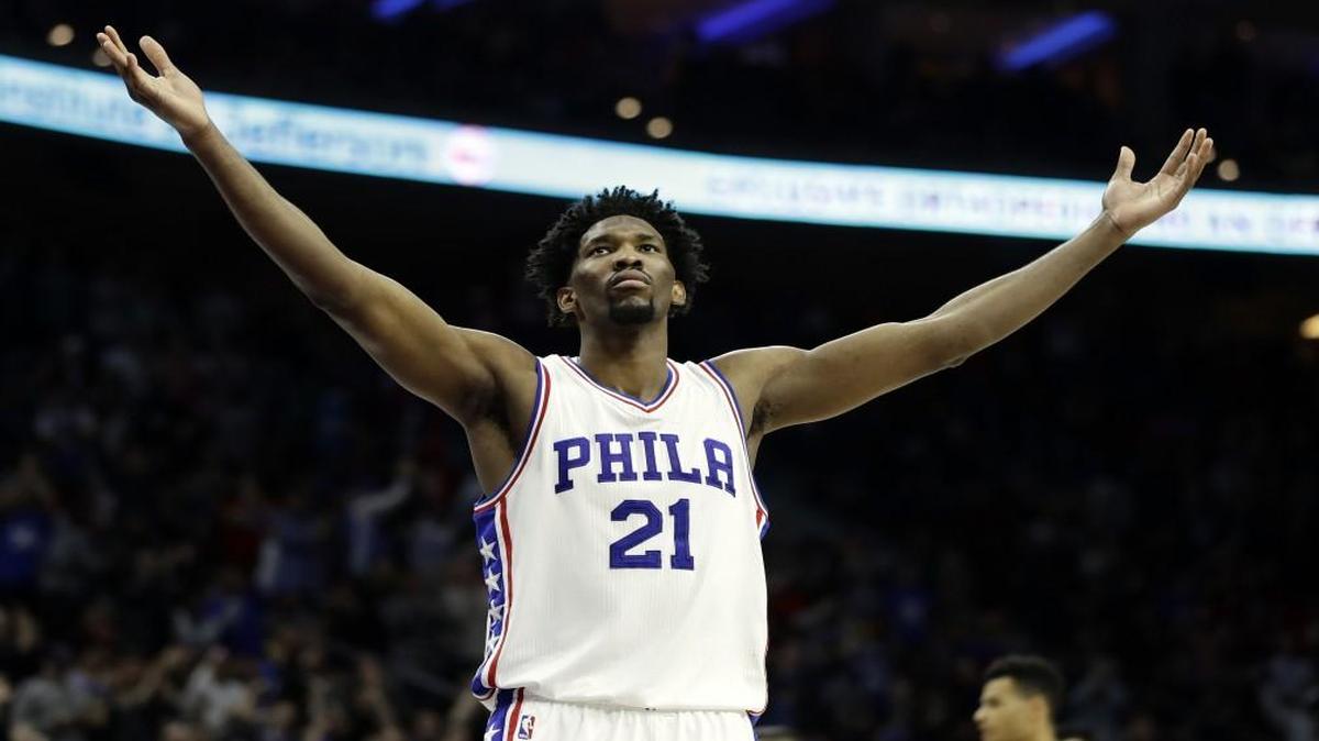 Philadelphia 76ers star Joel Embiid.