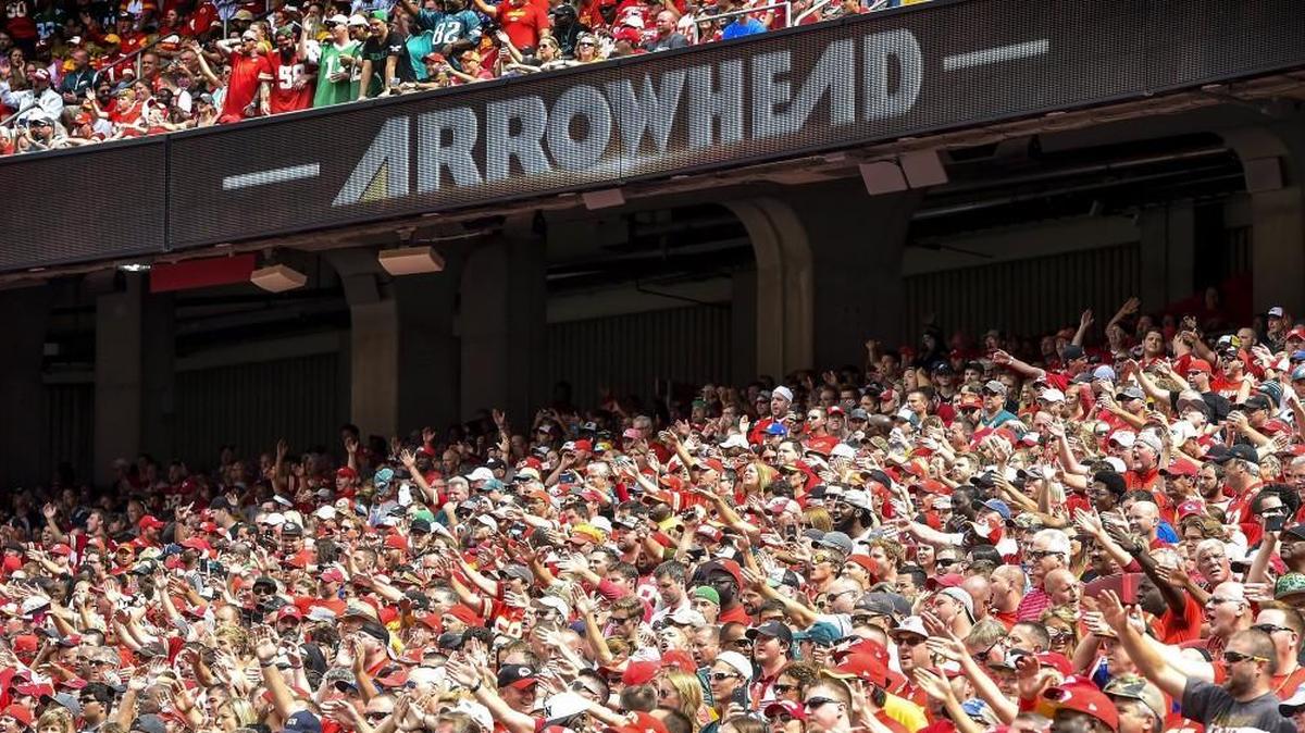 Kansas City Chiefs fans cheered during a game earlier this year.