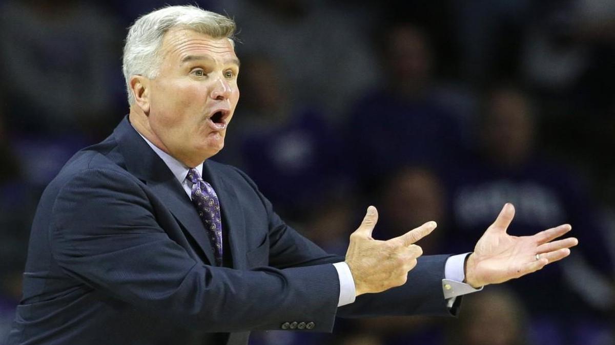 Kansas State coach Bruce Weber.