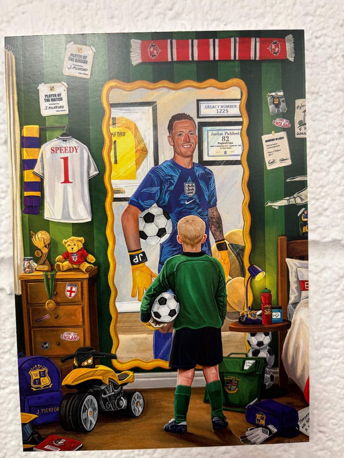 One of the “Origins” stories involving an England player.
