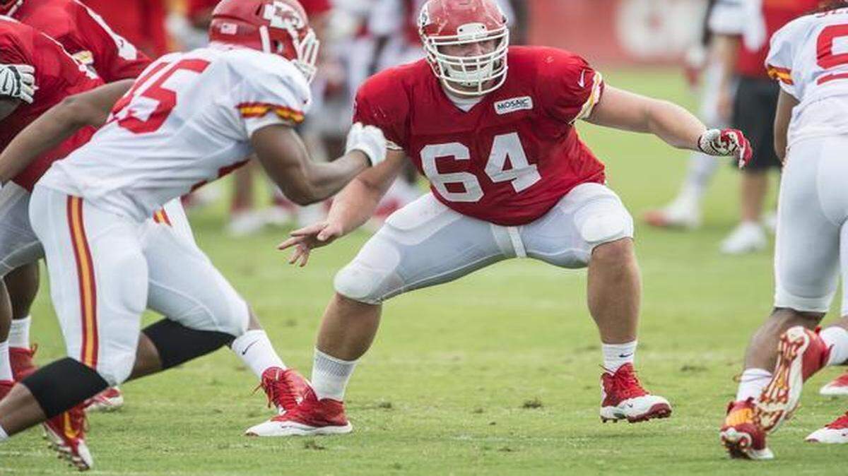 
Kansas City Chiefs offensive lineman Eric Kush.
