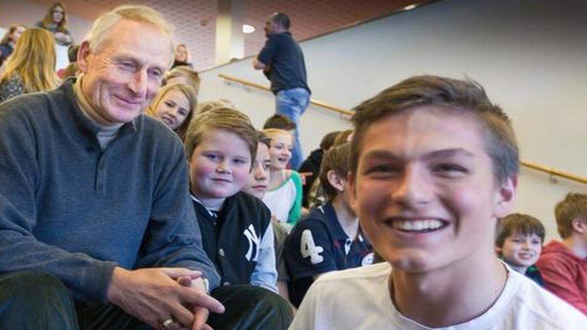 
Ex-Chiefs kicker Jan Stenerud visited a school in Fetsund, Norway, last year. He took particular interest in Jorgen Gulbrandsen because of his interest in U.S. football.
