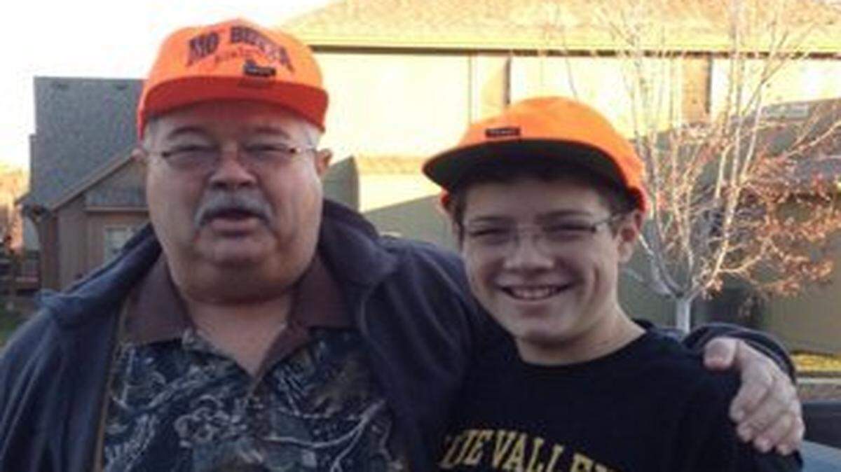 
Reat Underwood (right), 14, and his grandfather, William Corporon, 69, were killed in a shooting at the Jewish Community Center in Overland Park in April.
