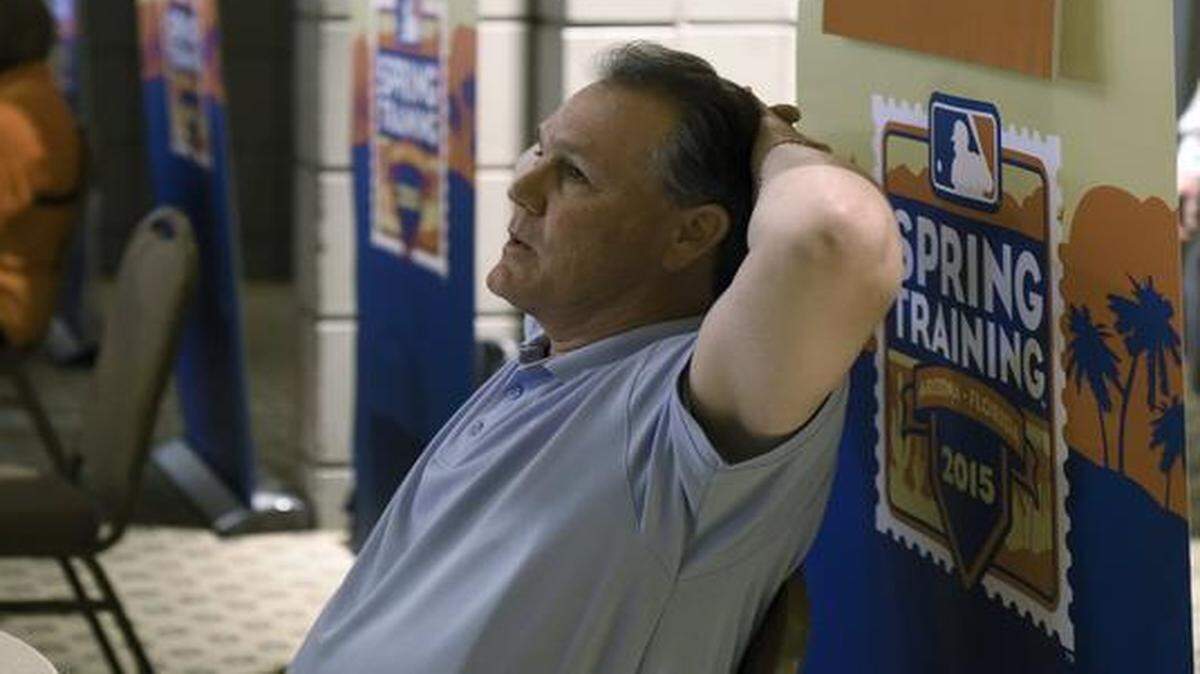 
Kansas City Royals manager Ned Yost looked comfortable while he answered questions during Major League Baseball’s spring media day this month at the Biltmore Hotel in Phoenix.
