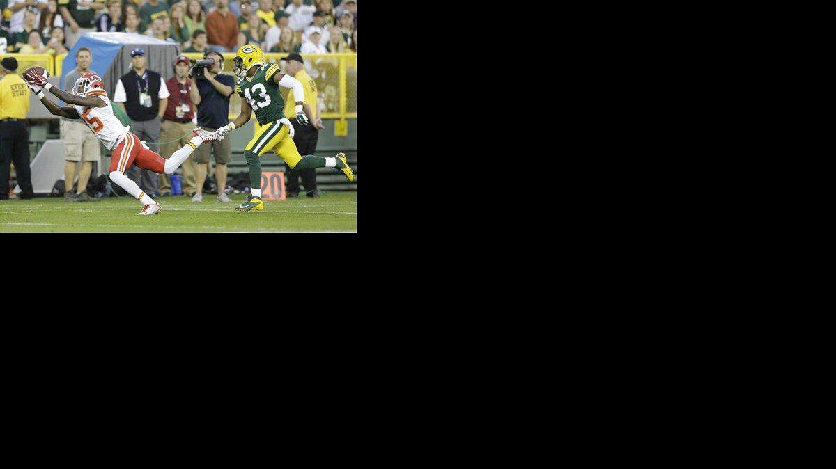 
Kansas City Chiefs wide receiver A.J. Jenkins made a diving catch in the first half of Thursday’s game.
