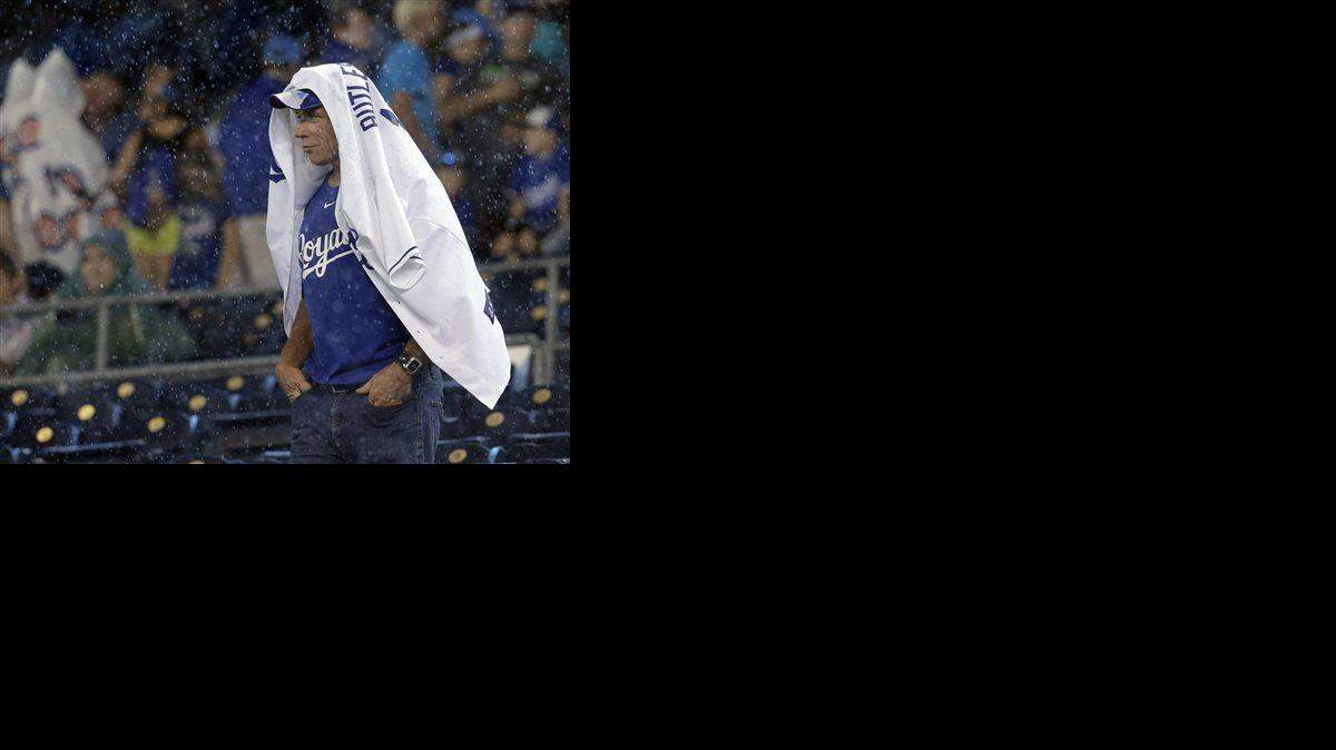 
More than 30,000 fans braved the elements Friday as the Royals continued slogging through a tough week while remaining in first place in the AL Central. 
