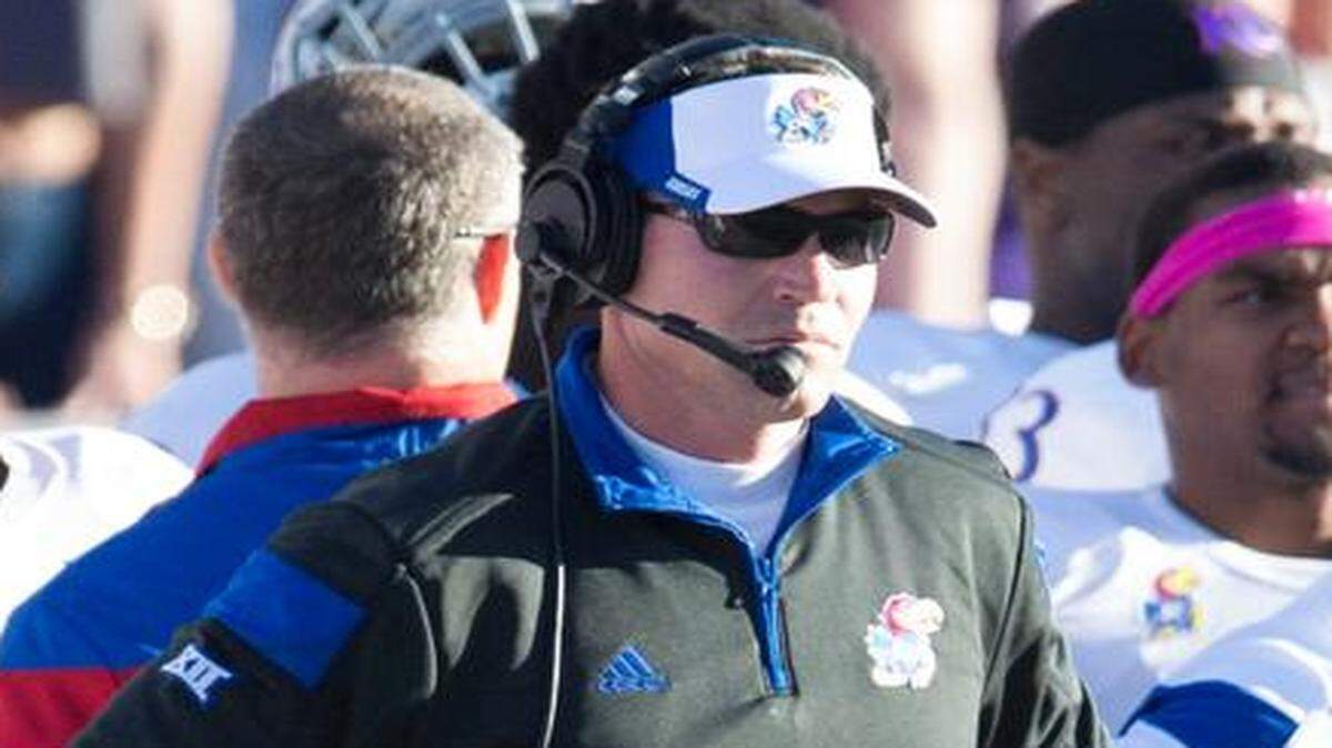 
Clint Bowen is waiting to find out if he will get another chance to watch from the sideline as Kansas’ coach.
