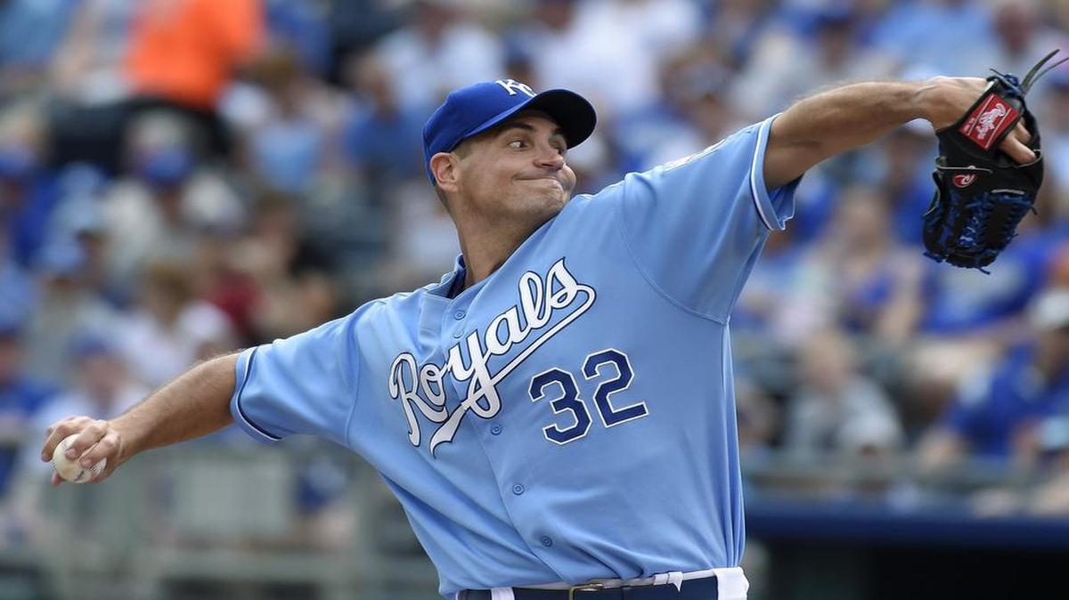 
Kansas City Royals pitcher Chris Young ranks 133rd in the majors in fastball velocity but his ERA ranks 14th.
