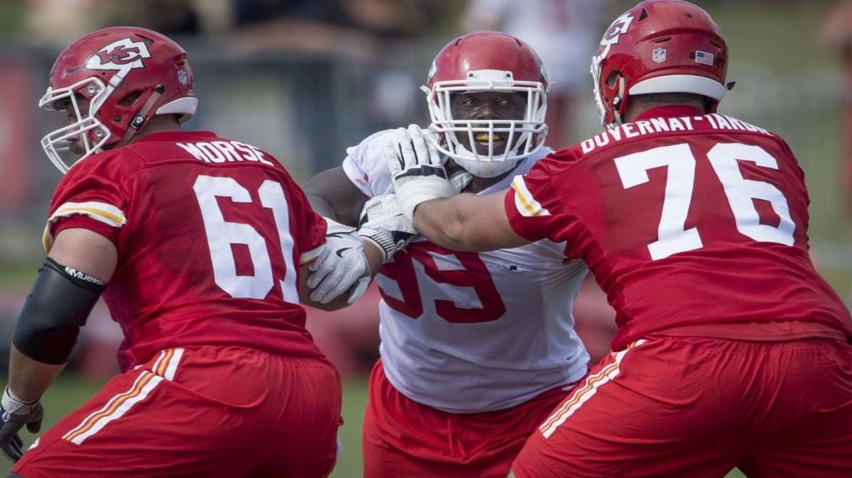 The Chiefs will be in trouble if they’re unable to mount much of a pass rush with star linebacker Justin Houston (not pictured) sidelined indefinitely.