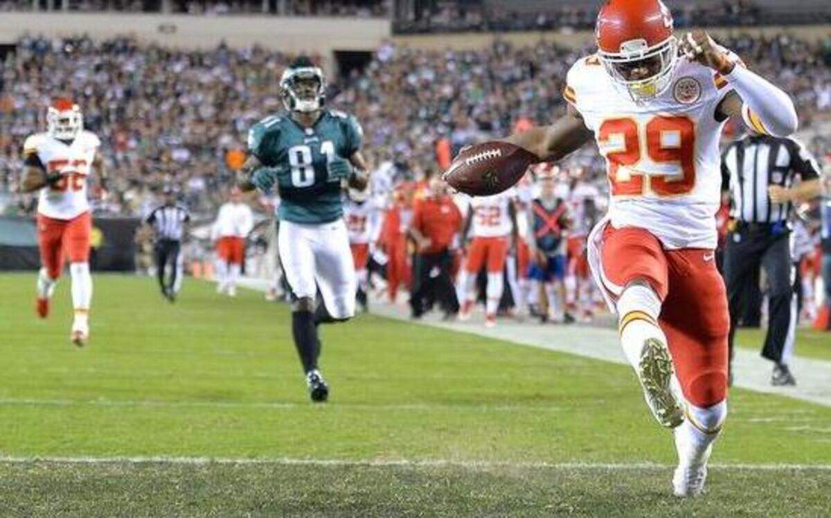 
Chiefs safety Eric Berry, returning an interception for a touchdown last season at Philadelphia, has a strong support group of family, team and friends — not to mention his own positive attitude — in what could be a fight against cancer.
