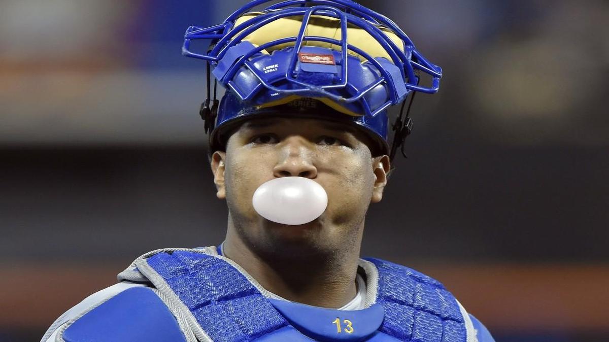 Salvador Perez, MVP of the 2015 World Series, gets the nod over 1985 Royals catcher Jim Sundberg.