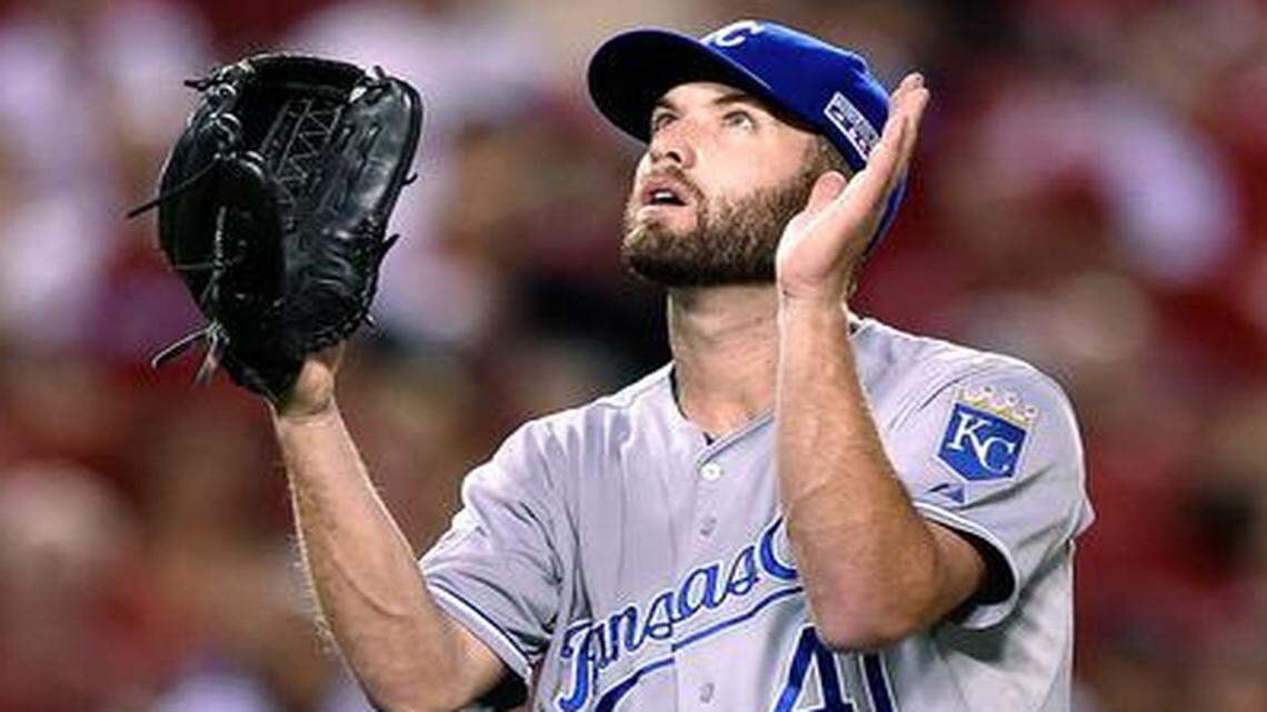 
Royals left-hander Danny Duffy got the win in Thursday’s game after escaping trouble in the 10th. 
