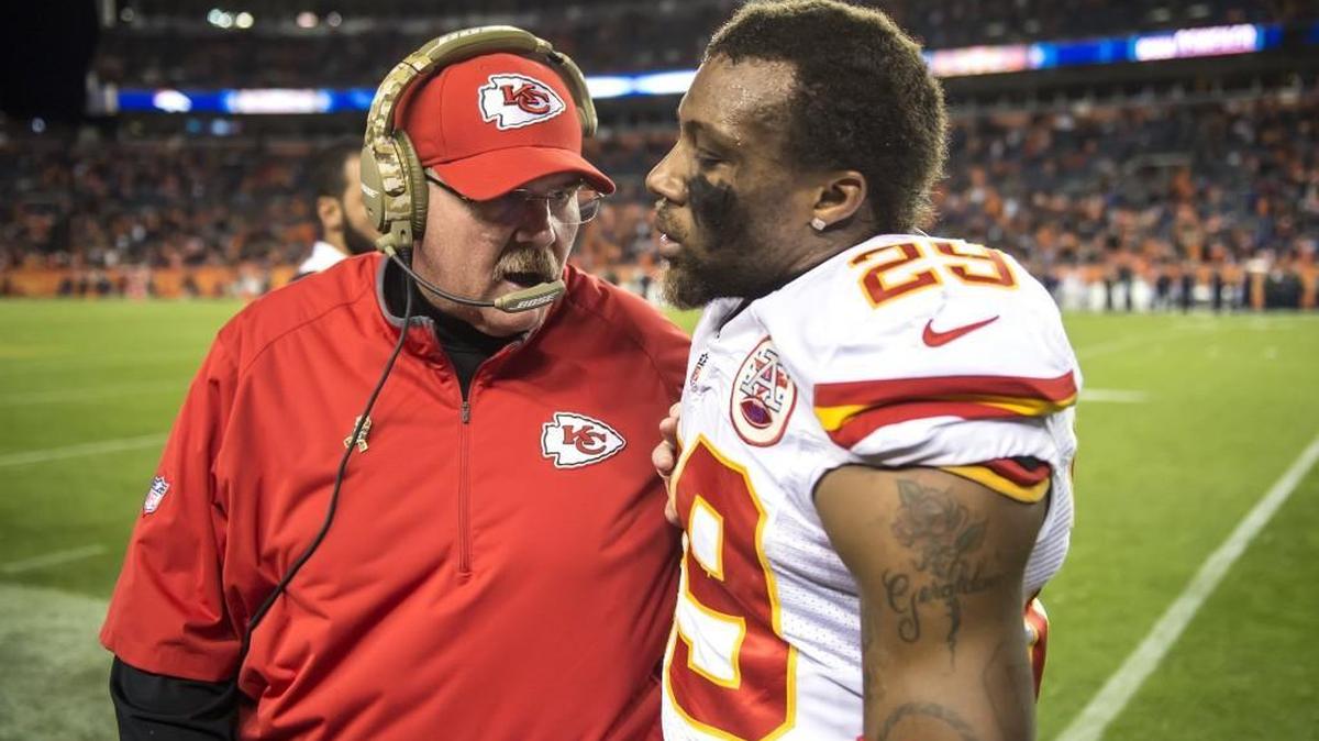 Eric Berry’s future in KC is one of the biggest issues this offseason for head coach Andy Reid, left, general manager John Dorsey and the rest of the Chiefs’ front office.