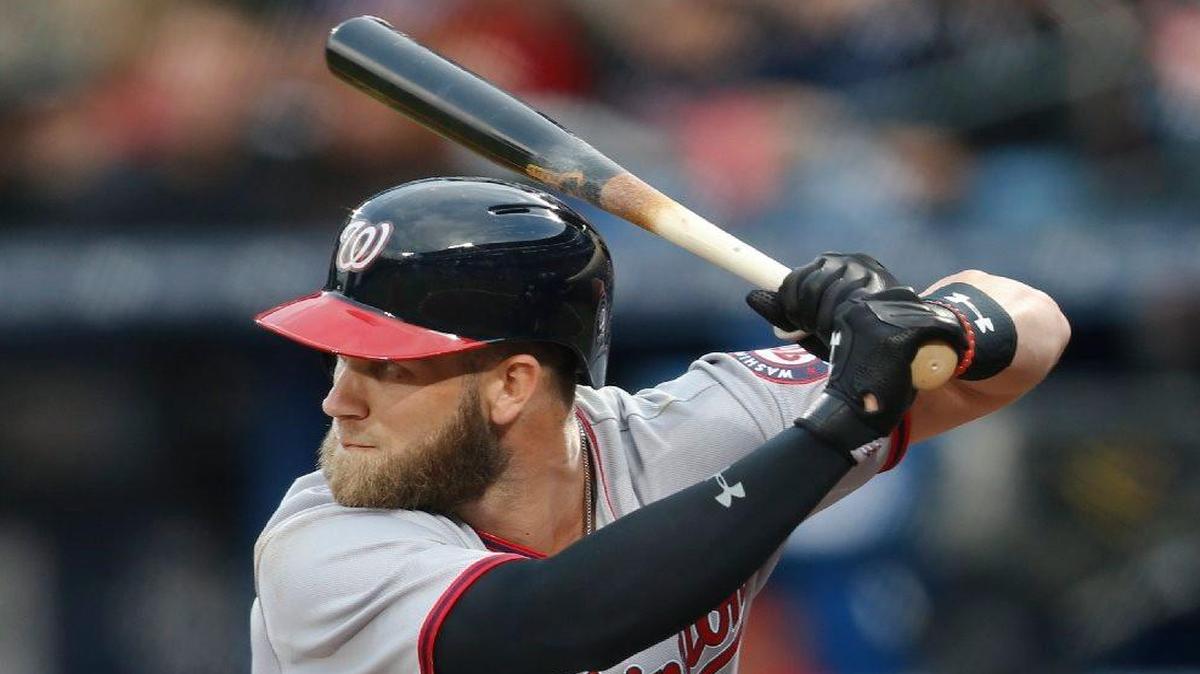 Nationals right fielder Bryce Harper was chosen the National League’s MVP last season, and he’s putting up big numbers again this season.