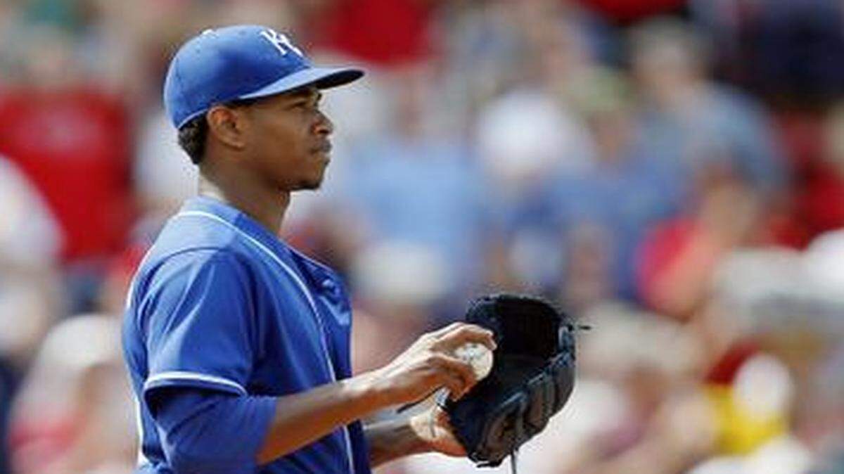 
Pitcher Yordano Ventura has been a bright spot for the Royals as a homegrown talent, but he wasn’t up to the task Sunday, when he gave up six runs in a 6-0 loss to the Red Sox.


