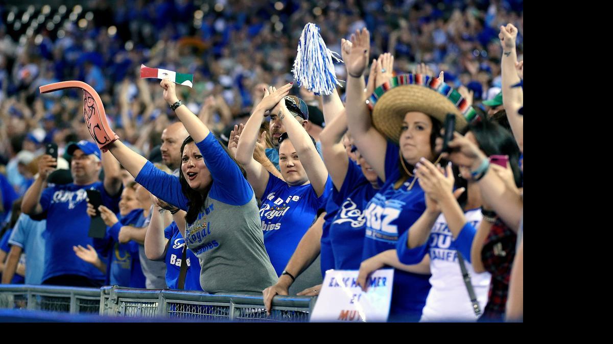 
Royals fans had plenty to cheer after a 5-3 win over the Cleveland Indians on Tuesday night at Kauffman Stadium.
