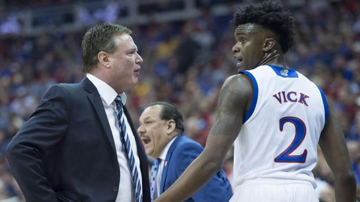 Lagerald Vick's return means Kansas faces uncertainty with the minutes in its rotation.