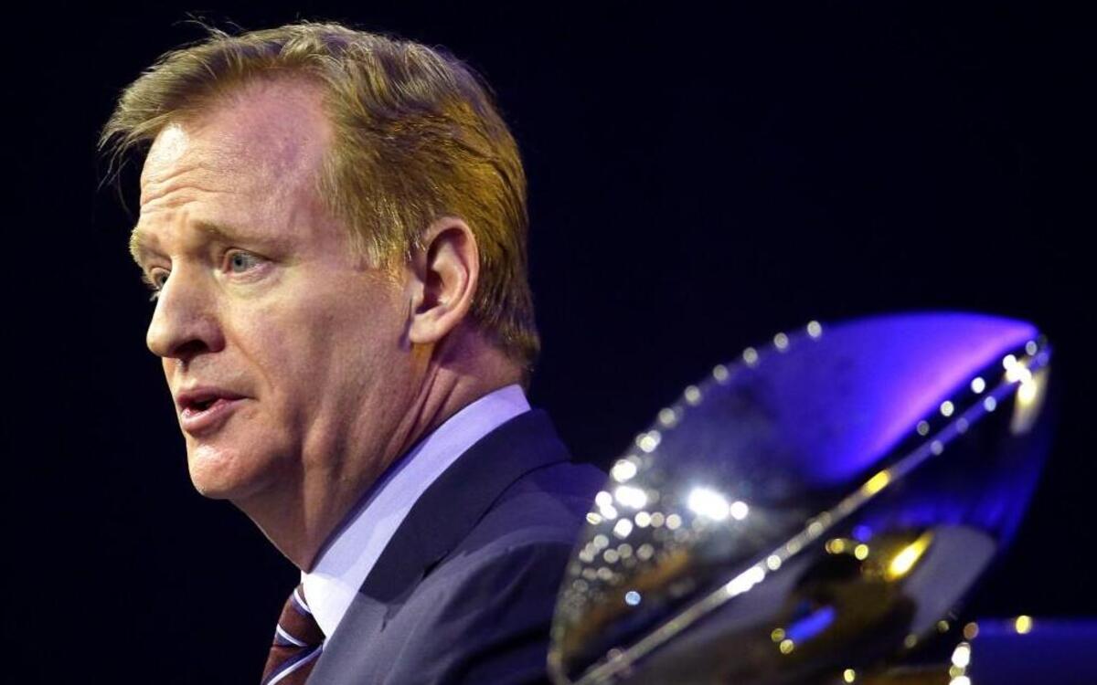 NFL commissioner Roger Goodell addressed the media Friday in San Francisco.
