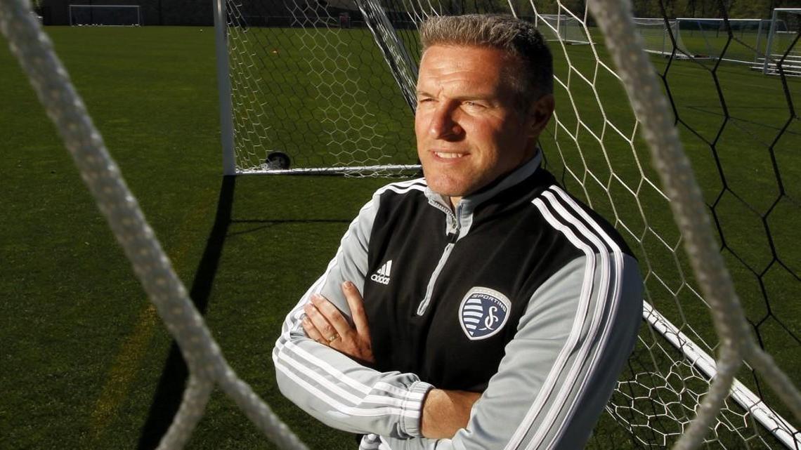 Sporting Kansas City coach and technical director Peter Vermes leads his team into the 2020 season with preseason training in January.