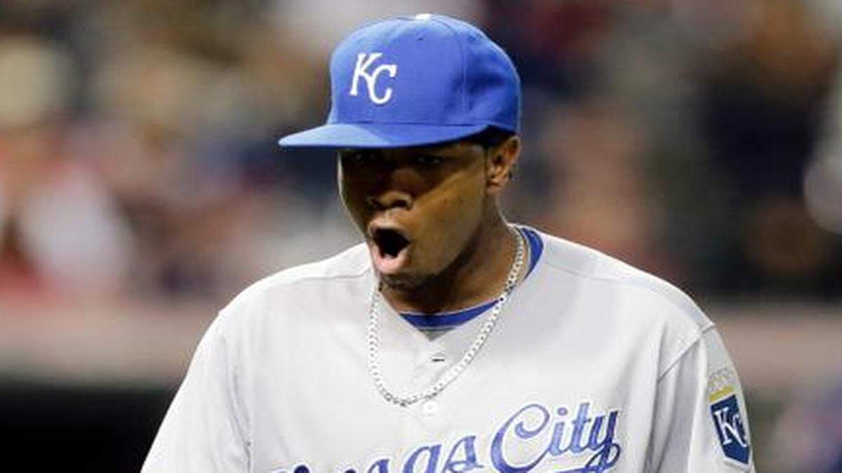 
Yordano Ventura is 7-1 with a 2.02 ERA in his last eight starts in the AL Central division. 
