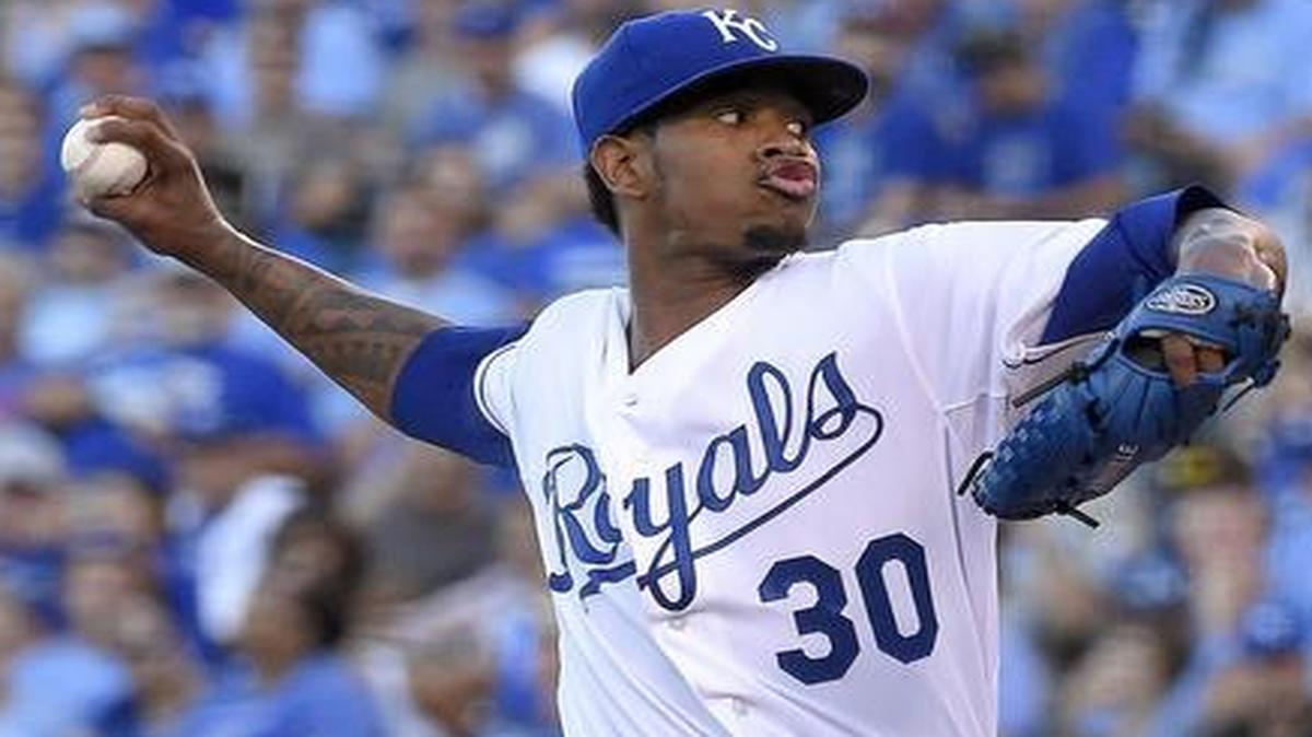
Royals starting pitcher Yordano Ventura

