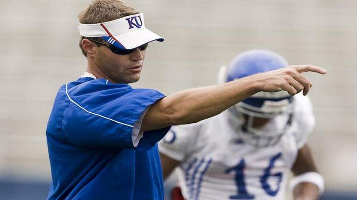 
Lawrence native and KU defensive coordinator Clint Bowen will serve the rest of this season, and possibly beyond, as the Jayhawks’ head coach.
