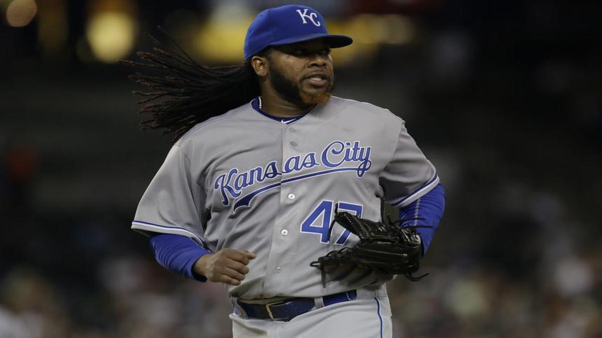 
The Royals traded for starting pitcher Johnny Cueto at the trade deadline. It represented a radical departure from largely standing pat at the trade deadline a year before.
