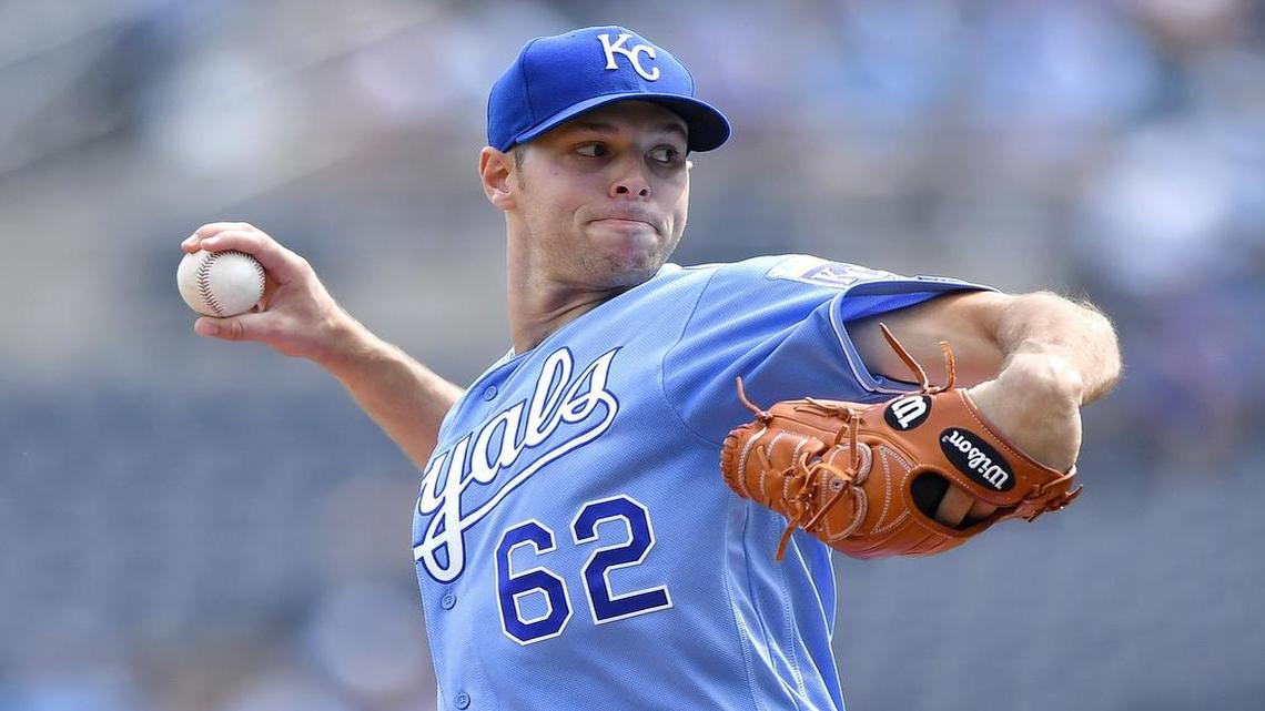 Royals starter Sam Gaviglio made it through five innings against the White Sox on Tuesday at Kauffman Stadium. He gave up two runs and seven hits and was the winning pitcher in the Royals’ 4-3 victory.
