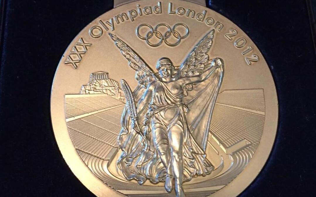 The gold medal that Shannon Vreeland won as part of the Olympic-record setting U.S. women’s 800-meter freestyle relay team during the 2012 Summer Games in London.