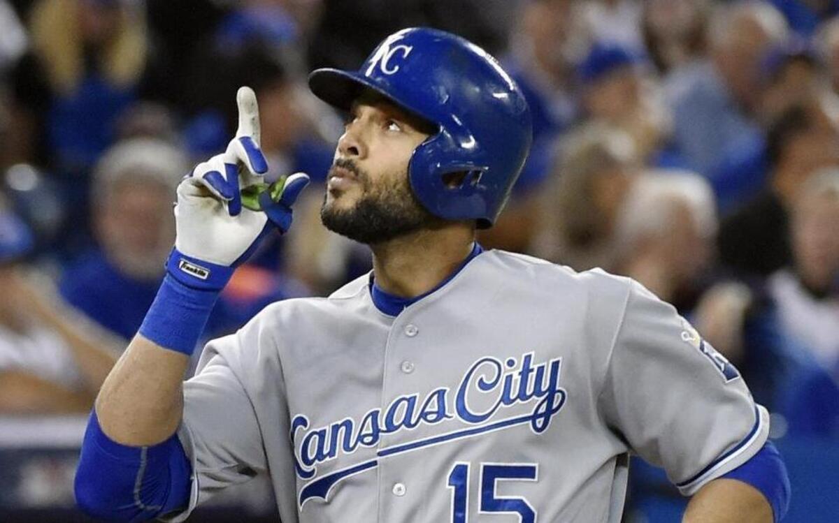 Royals right fielder Alex Rios added a solo home run to his list of accomplishments this postseason, his first in a lengthy big-league career.