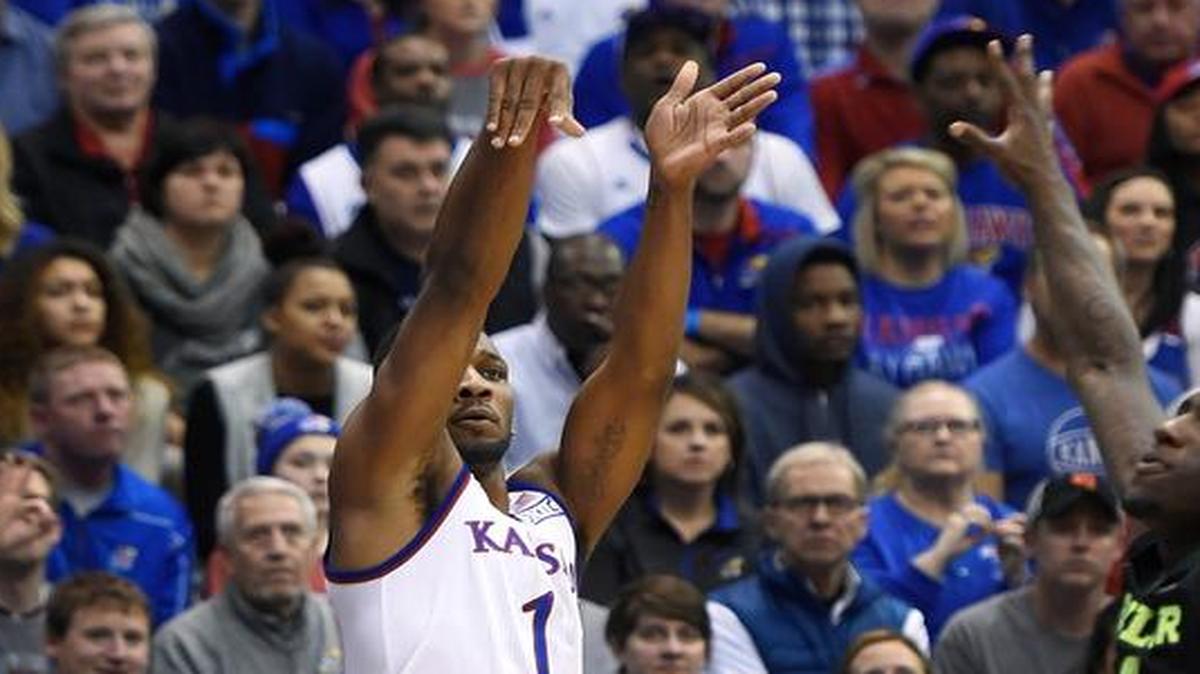 KU’s Wayne Selden entered the season hitting 34.6 percent of his threes but is making 55.4 percent this season.