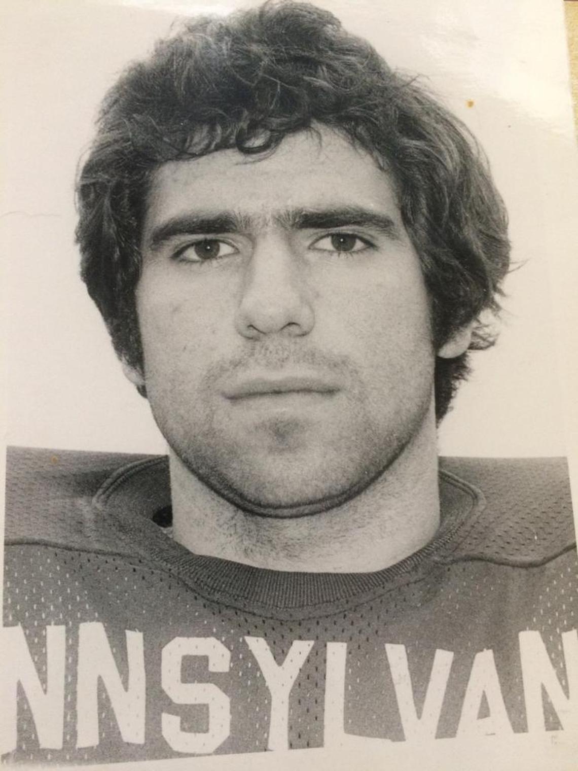 Vahe Gregorian as a sophomore at Penn.