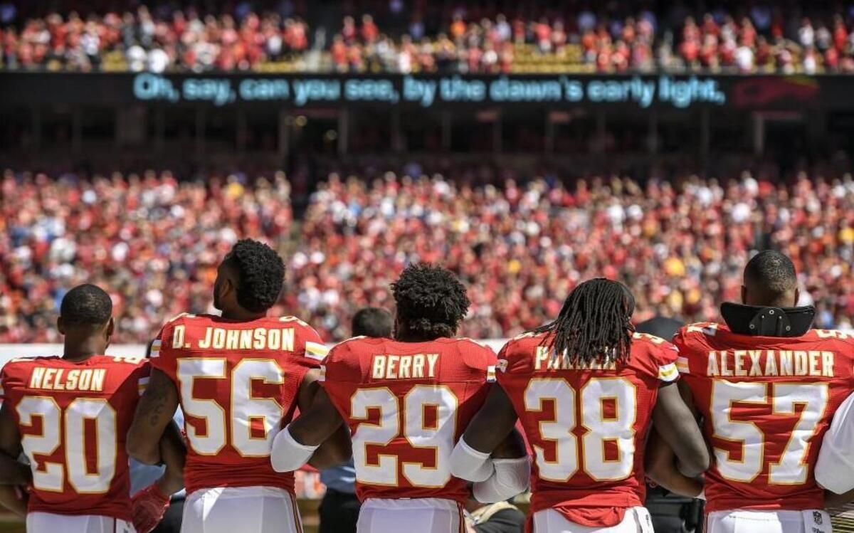 United on the sideline on Sunday, Chiefs players have begun their outreach to the community’s first responders.