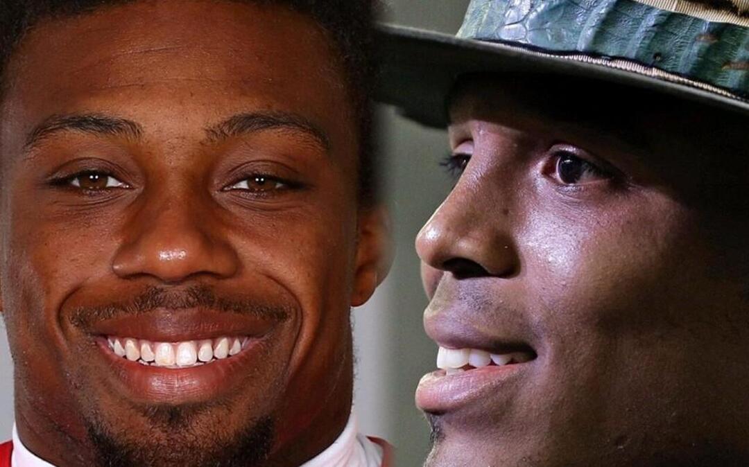 Chiefs safety Eric Berry, left, and Panthers quarterback Cam Newton hail from the same small town outside Atlanta. They reunite on the football field this weekend in Charlotte, N.C.