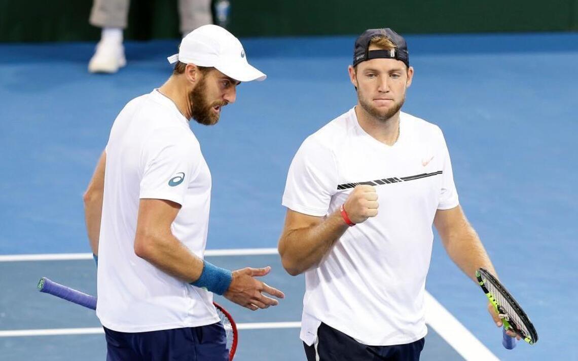 Late sub Jack Sock lifts U.S. to doubles win to stay alive in Davis Cup quarterfinal