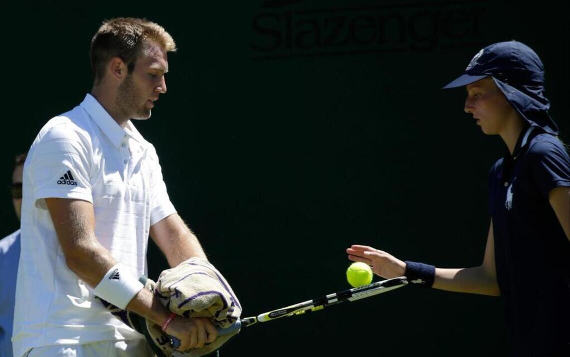 Jack Sock injured in first-round singles loss at Wimbledon