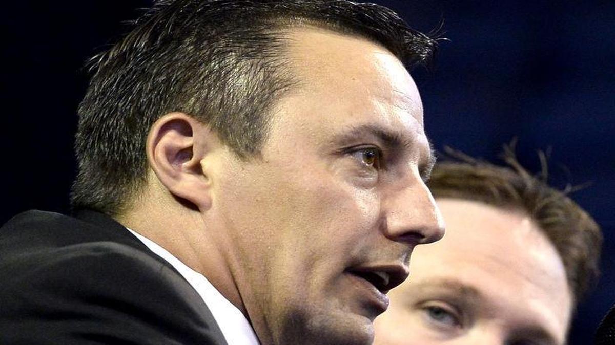 Missouri Mavericks coach Richard Matvichuk (left) was a defensive coach for the Allen Americans and helped them to two CHL titles before he took over as coach of the Mavericks prior to last season.