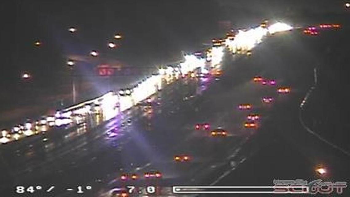 The weather may have contributed to a fatal wreck about 9:30 p.m. Wednesday on Interstate 435 near Oldham Road. The wreck, in which one person died, caused the closure of southbound I-435 between Gregory and 87th Street.